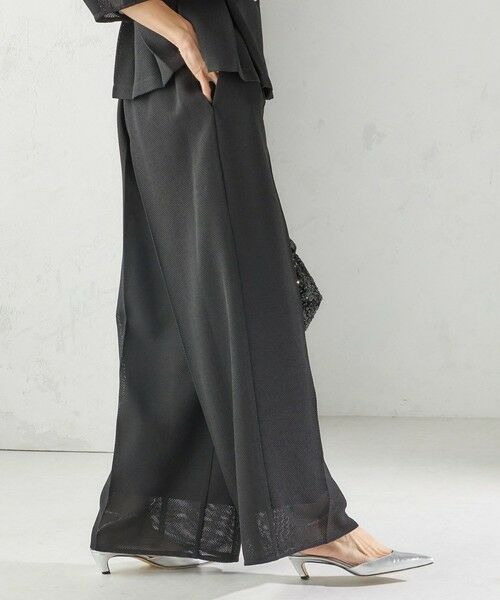 SHIPS / シップス その他パンツ | troisiemeCHACO:〈洗濯機可能〉メッシュ ワイド パンツ（セレモニー対応可） | 詳細10