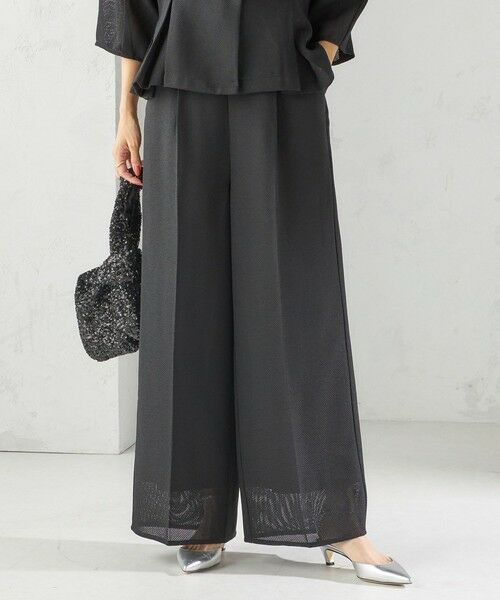 SHIPS / シップス その他パンツ | troisiemeCHACO:〈洗濯機可能〉メッシュ ワイド パンツ（セレモニー対応可） | 詳細6