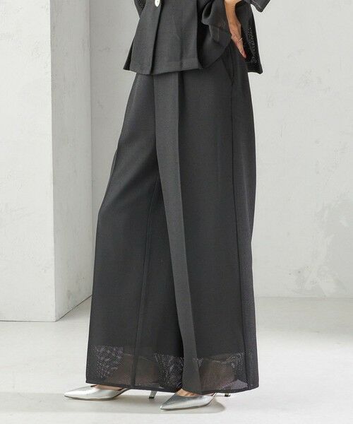 SHIPS / シップス その他パンツ | troisiemeCHACO:〈洗濯機可能〉メッシュ ワイド パンツ（セレモニー対応可） | 詳細7