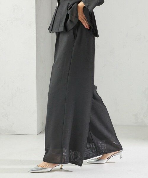 SHIPS / シップス その他パンツ | troisiemeCHACO:〈洗濯機可能〉メッシュ ワイド パンツ（セレモニー対応可） | 詳細8