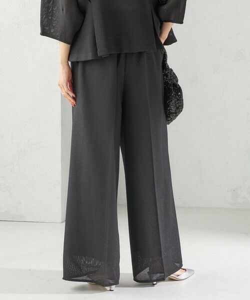 SHIPS / シップス その他パンツ | troisiemeCHACO:〈洗濯機可能〉メッシュ ワイド パンツ（セレモニー対応可） | 詳細9