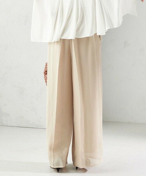 SHIPS / シップス その他パンツ | troisiemeCHACO:〈洗濯機可能〉メッシュ ワイド パンツ（セレモニー対応可） | 詳細21