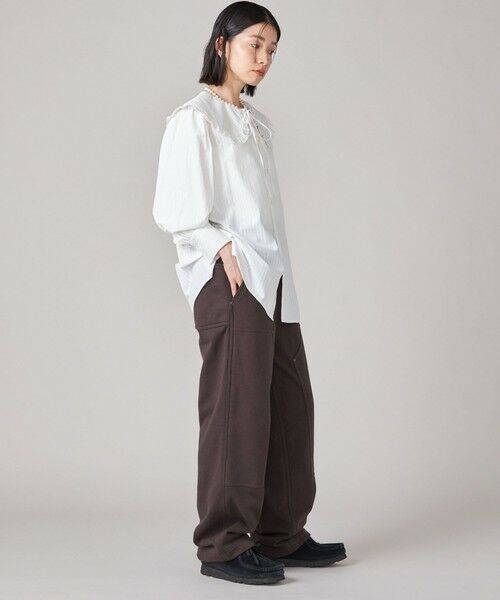 SHIPS / シップス その他パンツ | SHIPS NINE CASE:〈洗濯機可能〉裏毛 ダブルニー パンツ | 詳細24