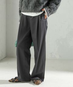 SHIPS / シップス その他パンツ | 〈洗濯機可能〉ハイカウント ツイル 2タック ワイド パンツ