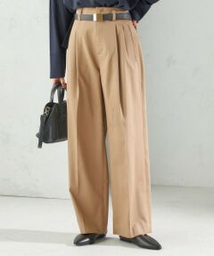 SHIPS / シップス その他パンツ | 〈洗濯機可能〉ハイカウント ツイル 2タック ワイド パンツ