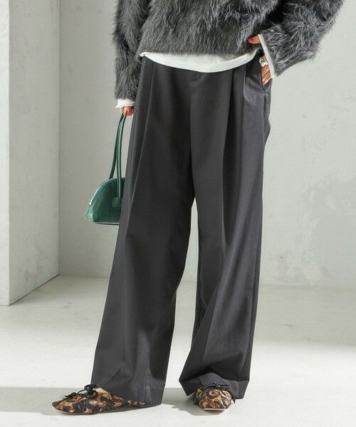 SHIPS / シップス その他パンツ | 〈洗濯機可能〉ハイカウント ツイル 2タック ワイド パンツ | 詳細6