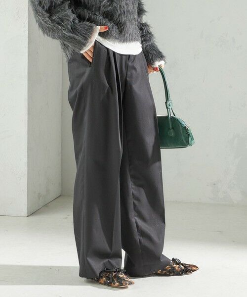 SHIPS / シップス その他パンツ | 〈洗濯機可能〉ハイカウント ツイル 2タック ワイド パンツ | 詳細7
