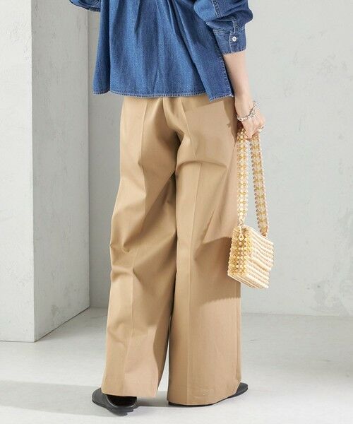 SHIPS / シップス その他パンツ | 〈洗濯機可能〉ハイカウント ツイル 2タック ワイド パンツ | 詳細20