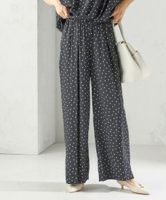 SHIPS / シップス その他パンツ | 〈手洗い可能〉ドット / 無地 タック ギャザー ワイド パンツ