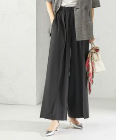 SHIPS / シップス その他パンツ | 〈手洗い可能〉ドット / 無地 タック ギャザー ワイド パンツ