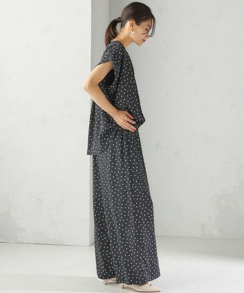 SHIPS / シップス その他パンツ | 〈手洗い可能〉ドット / 無地 タック ギャザー ワイド パンツ | 詳細5