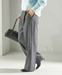 SHIPS / シップス ショート・ハーフ・半端丈パンツ | 《一部追加予約》〈手洗い可能〉TUMUGITO(R) シャーク ツイード タック パンツ