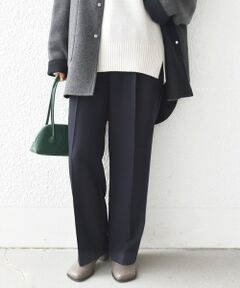 SHIPS / シップス ショート・ハーフ・半端丈パンツ | 《一部追加予約》〈手洗い可能〉TUMUGITO(R) シャーク ツイード タック パンツ