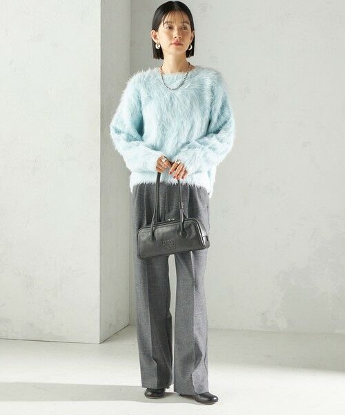 SHIPS / シップス ショート・ハーフ・半端丈パンツ | 《一部追加予約》〈手洗い可能〉TUMUGITO(R) シャーク ツイード タック パンツ | 詳細2