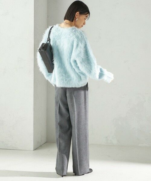 SHIPS / シップス ショート・ハーフ・半端丈パンツ | 《一部追加予約》〈手洗い可能〉TUMUGITO(R) シャーク ツイード タック パンツ | 詳細4