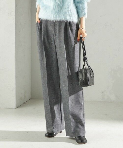 SHIPS / シップス ショート・ハーフ・半端丈パンツ | 《一部追加予約》〈手洗い可能〉TUMUGITO(R) シャーク ツイード タック パンツ | 詳細5