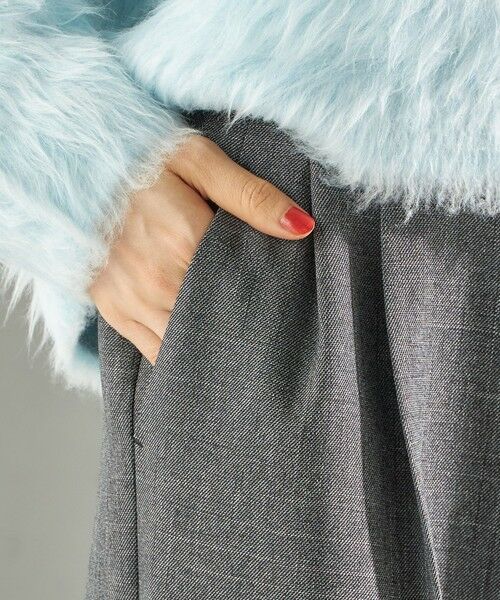 SHIPS / シップス ショート・ハーフ・半端丈パンツ | 《一部追加予約》〈手洗い可能〉TUMUGITO(R) シャーク ツイード タック パンツ | 詳細8