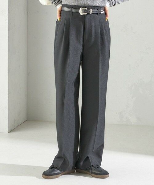 SHIPS / シップス ショート・ハーフ・半端丈パンツ | 《一部追加予約》〈手洗い可能〉TUMUGITO(R) シャーク ツイード タック パンツ | 詳細18