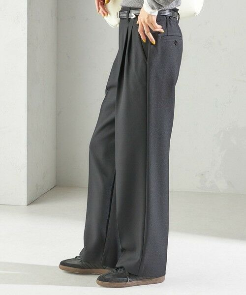 SHIPS / シップス ショート・ハーフ・半端丈パンツ | 《一部追加予約》〈手洗い可能〉TUMUGITO(R) シャーク ツイード タック パンツ | 詳細19