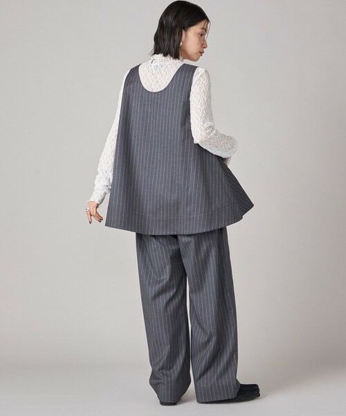 SHIPS / シップス ショート・ハーフ・半端丈パンツ | SHIPS NINE CASE:〈手洗い可能〉ストライプ イージー パンツ | 詳細23