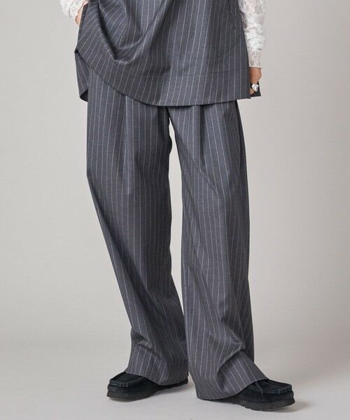 SHIPS / シップス ショート・ハーフ・半端丈パンツ | SHIPS NINE CASE:〈手洗い可能〉ストライプ イージー パンツ | 詳細30