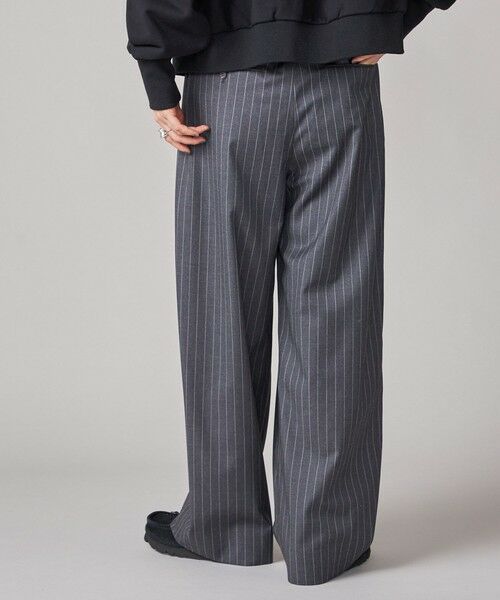 SHIPS / シップス ショート・ハーフ・半端丈パンツ | SHIPS NINE CASE:〈手洗い可能〉ストライプ イージー パンツ | 詳細9