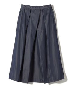 SHIPS / シップス ミニ・ひざ丈スカート | SHIPS Primary Navy Label:〈手洗い可能〉メモリー タックスカート