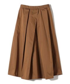 SHIPS / シップス ミニ・ひざ丈スカート | SHIPS Primary Navy Label:〈手洗い可能〉メモリー タックスカート