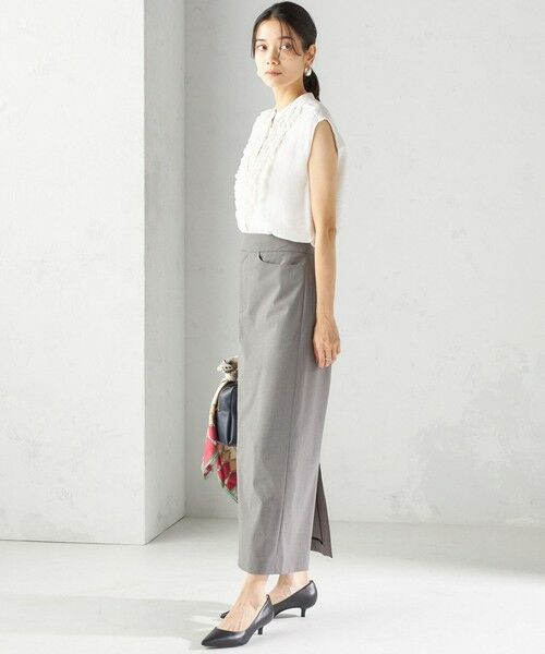 SHIPS / シップス ロング・マキシ丈スカート | 〈洗濯機可能〉マルチ ファンクション ロング タイト スカート | 詳細2