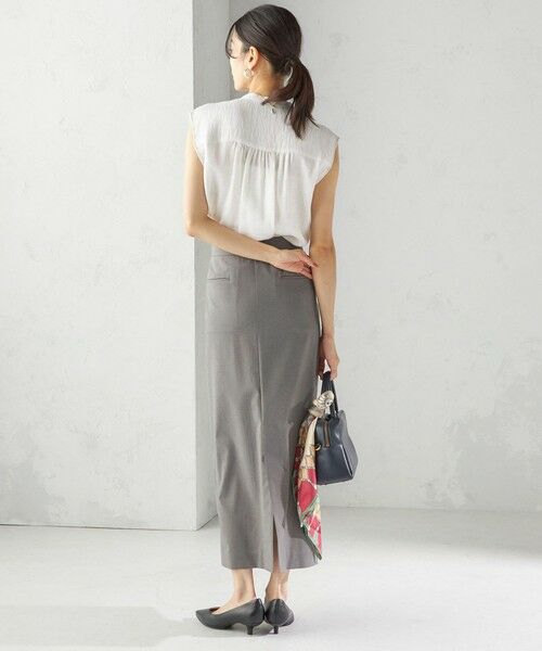 SHIPS / シップス ロング・マキシ丈スカート | 〈洗濯機可能〉マルチ ファンクション ロング タイト スカート | 詳細3