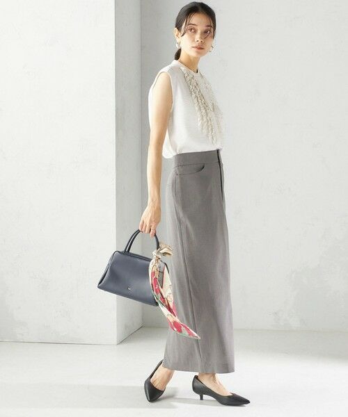 SHIPS / シップス ロング・マキシ丈スカート | 〈洗濯機可能〉マルチ ファンクション ロング タイト スカート | 詳細4