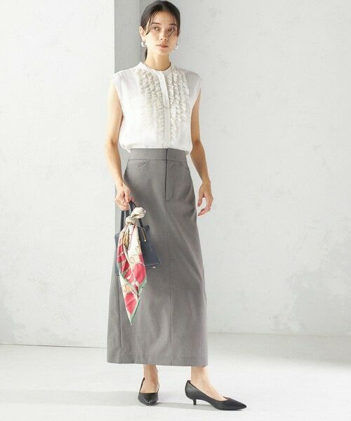 SHIPS / シップス ロング・マキシ丈スカート | 〈洗濯機可能〉マルチ ファンクション ロング タイト スカート | 詳細5