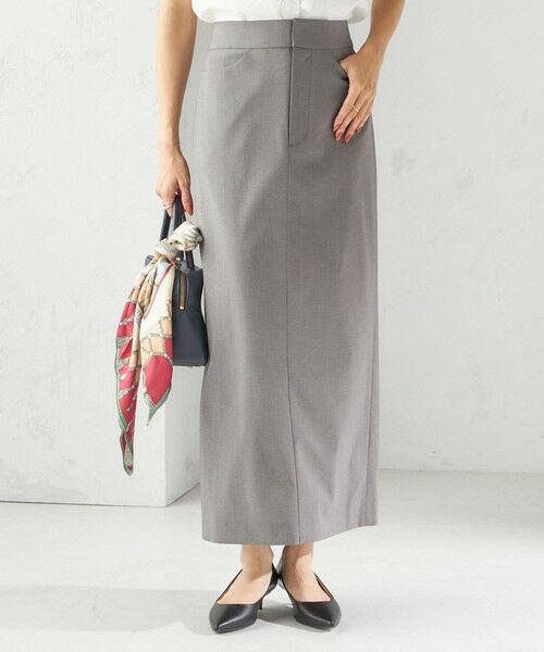 SHIPS / シップス ロング・マキシ丈スカート | 〈洗濯機可能〉マルチ ファンクション ロング タイト スカート | 詳細6