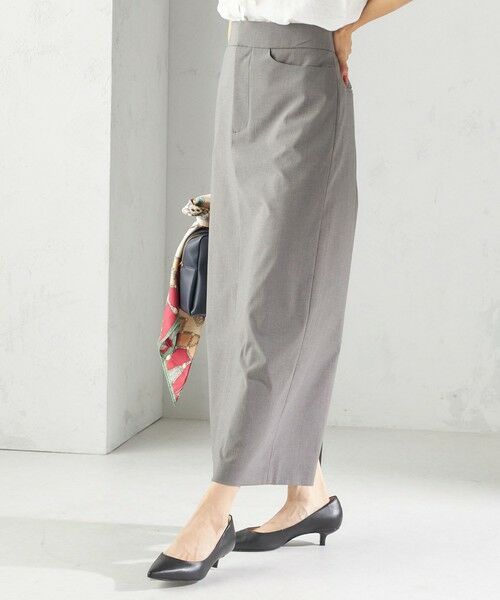 SHIPS / シップス ロング・マキシ丈スカート | 〈洗濯機可能〉マルチ ファンクション ロング タイト スカート | 詳細7