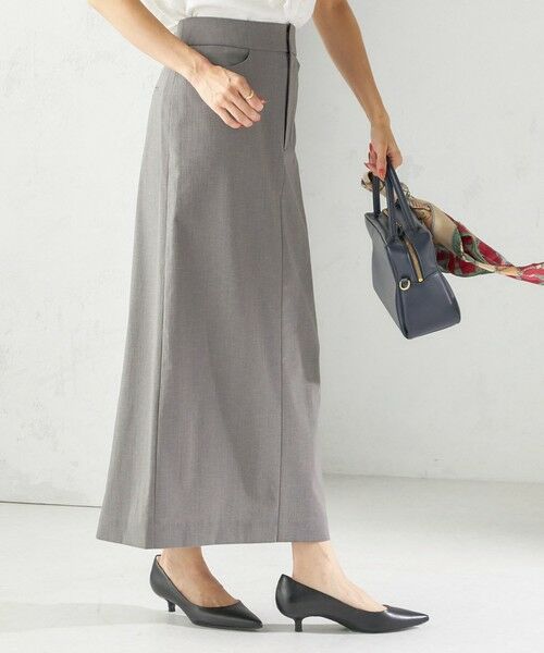 SHIPS / シップス ロング・マキシ丈スカート | 〈洗濯機可能〉マルチ ファンクション ロング タイト スカート | 詳細9