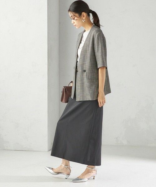 SHIPS / シップス ロング・マキシ丈スカート | 〈洗濯機可能〉マルチ ファンクション ロング タイト スカート | 詳細23