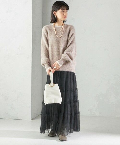 SHIPS / シップス ロング・マキシ丈スカート | 〈手洗い可能〉チュール プリーツ ティアード スカート | 詳細17