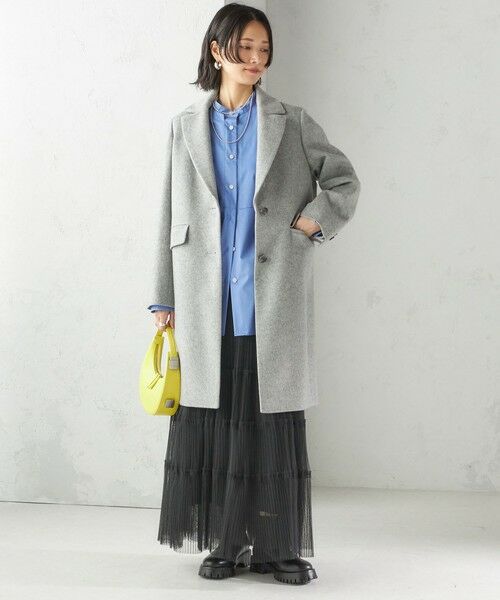 SHIPS / シップス ロング・マキシ丈スカート | 〈手洗い可能〉チュール プリーツ ティアード スカート | 詳細23