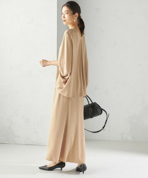 SHIPS / シップス ロング・マキシ丈スカート | 〈手洗い可能〉アセテート混 バックサテン マーメイド スカート | 詳細18