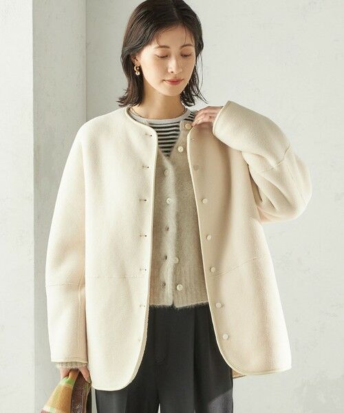 SHIPS / シップス ブルゾン | 【一部WEB限定】〈手洗い可能〉NEW リバーシブル ボア ブルゾン | 詳細13