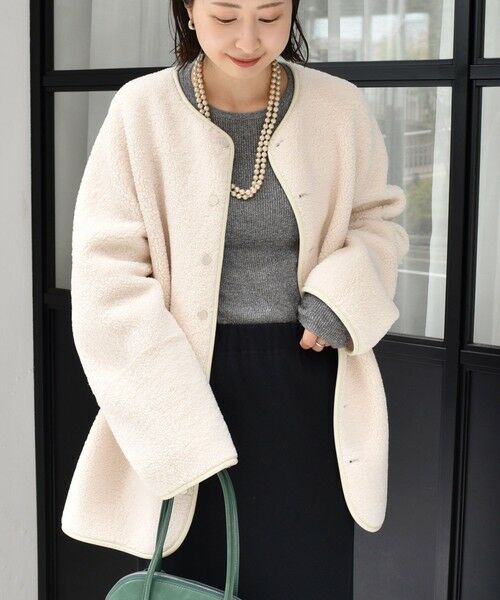 SHIPS / シップス ブルゾン | 【一部WEB限定】〈手洗い可能〉NEW リバーシブル ボア ブルゾン | 詳細16