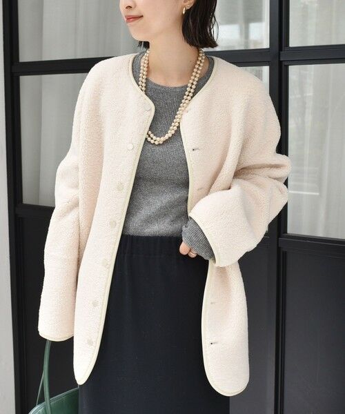 SHIPS / シップス ブルゾン | 【一部WEB限定】〈手洗い可能〉NEW リバーシブル ボア ブルゾン | 詳細17