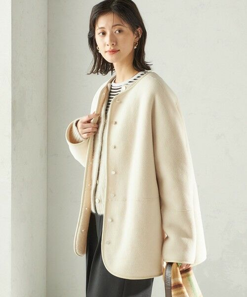 SHIPS / シップス ブルゾン | 【一部WEB限定】〈手洗い可能〉NEW リバーシブル ボア ブルゾン | 詳細16