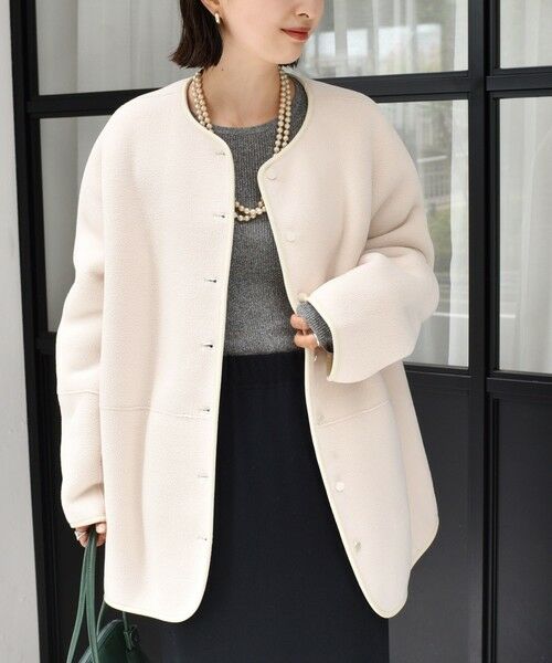 SHIPS / シップス ブルゾン | 【一部WEB限定】〈手洗い可能〉NEW リバーシブル ボア ブルゾン | 詳細21