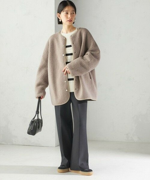 SHIPS / シップス ブルゾン | 【一部WEB限定】〈手洗い可能〉NEW リバーシブル ボア ブルゾン | 詳細23