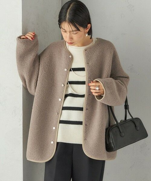 SHIPS / シップス ブルゾン | 【一部WEB限定】〈手洗い可能〉NEW リバーシブル ボア ブルゾン | 詳細28