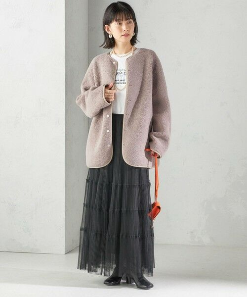 SHIPS / シップス ブルゾン | 【一部WEB限定】〈手洗い可能〉NEW リバーシブル ボア ブルゾン | 詳細29