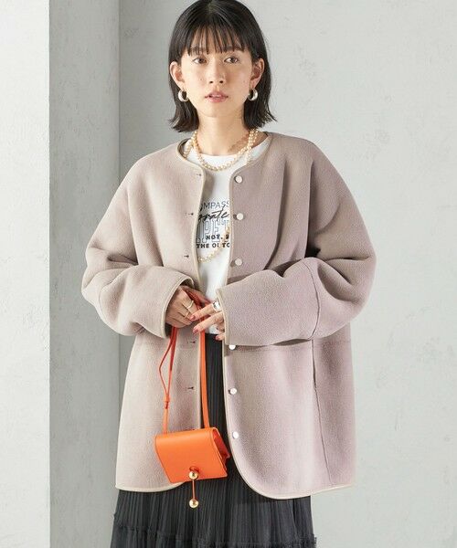一部WEB限定】〈手洗い可能〉NEW リバーシブル ボア ブルゾン