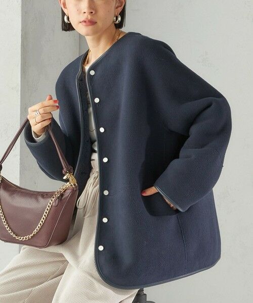 一部WEB限定】〈手洗い可能〉NEW リバーシブル ボア ブルゾン