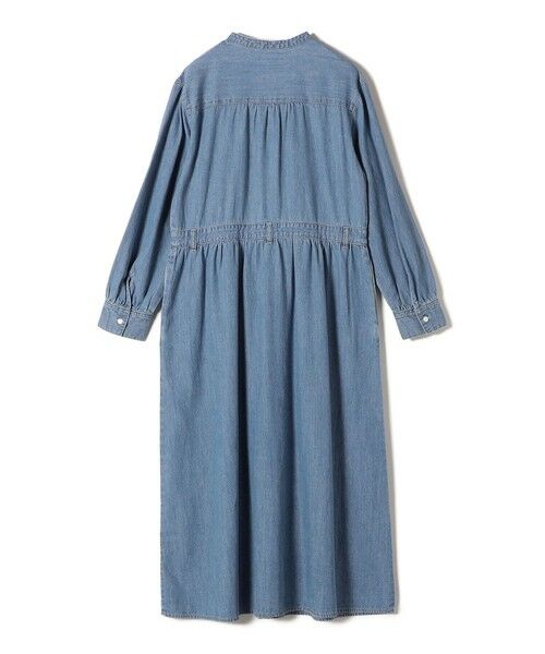 SHIPS / シップス ロング・マキシ丈ワンピース | 〈洗濯機可能〉ライトオンス デニム ウエスト 切替 ワンピース | 詳細10